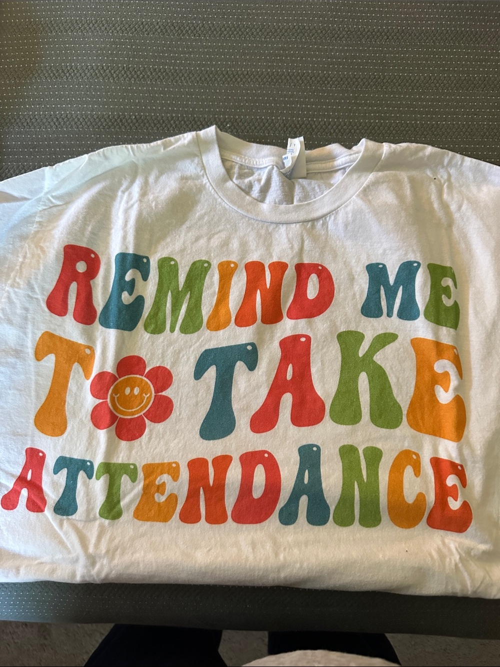 Woman’s ' Multicolor Teacher Short Sleeve Tees - No Brand - Picture 4 of 6